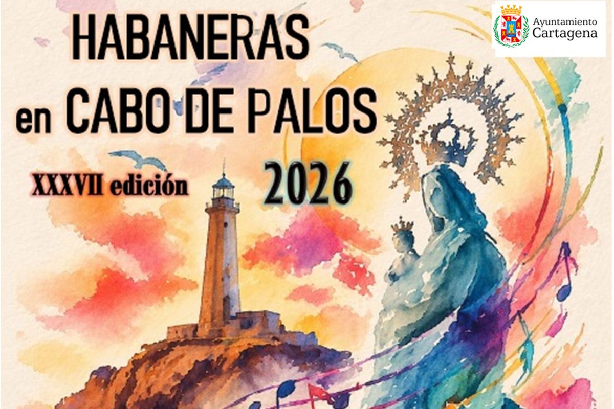 Cabo de Palos se prepara para la XXXVII edición del Concierto de Habaneras 2026