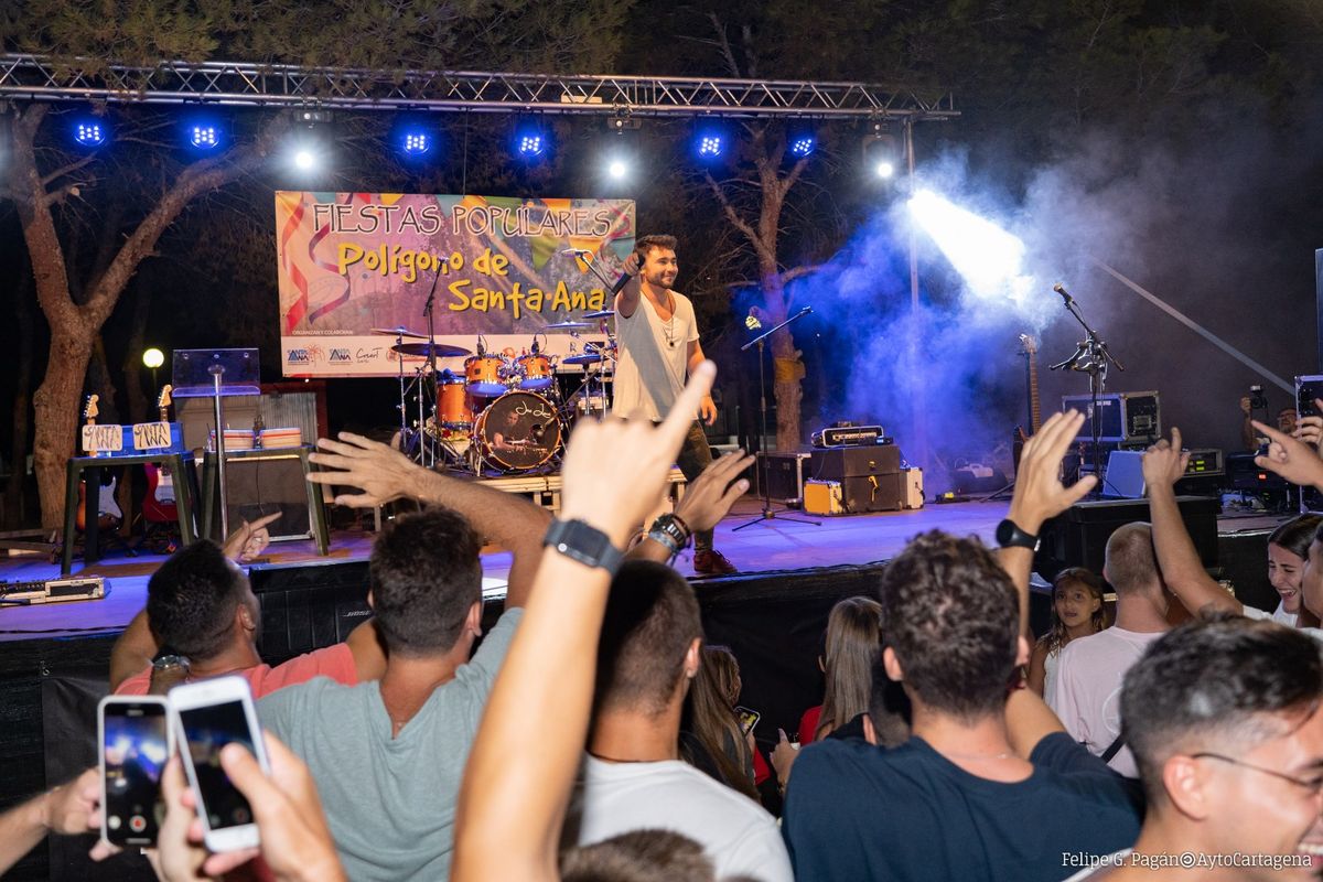 Imagen de archivo de las fiestas del polígono en el mes de septiembre