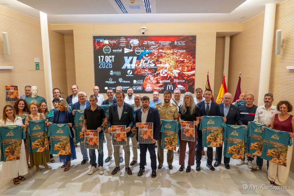 Presentación de la XI Carrera 10K del Puerto de Cartagena 2026