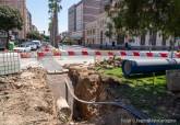 Obras que se acometen por parte de la MCT en el entorno del Escudo de la Alameda