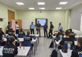 Funcionarios policiales europeos visitan el Parque de Seguridad de Cartagena